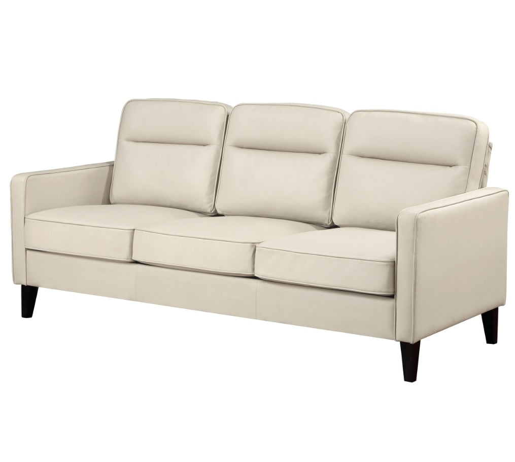 Jonah Upholstered Track Arm Sofa - Ivory