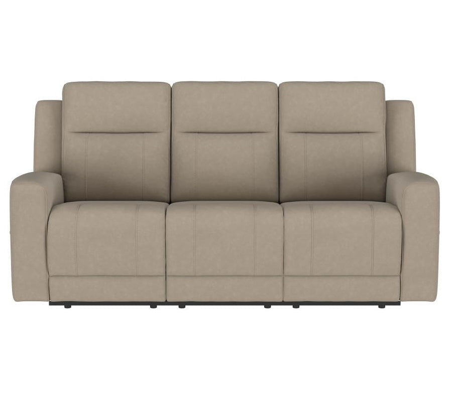 Brentwood Motion Reclining Living Room Set - Taupe