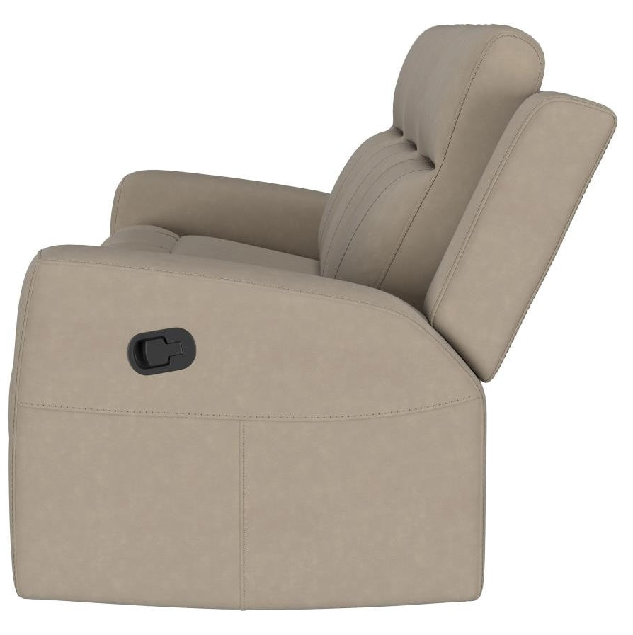 Brentwood Motion Reclining Living Room Set - Taupe