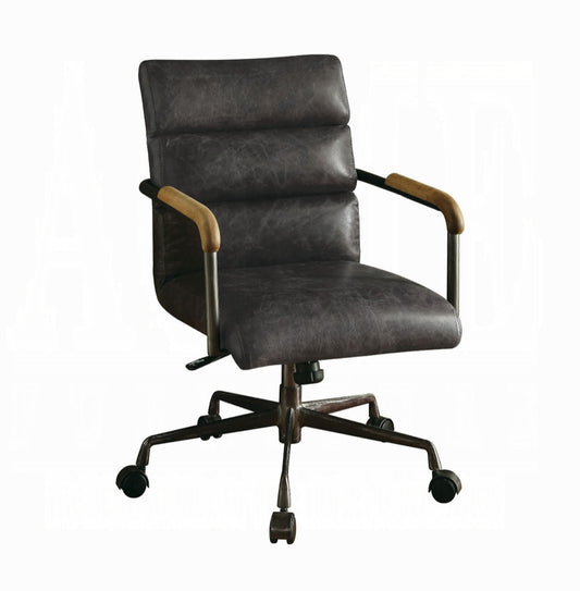 Harith Genuine Leather Office Chair