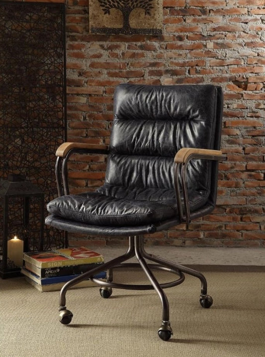 Harith II Genuine Leather Office Chair