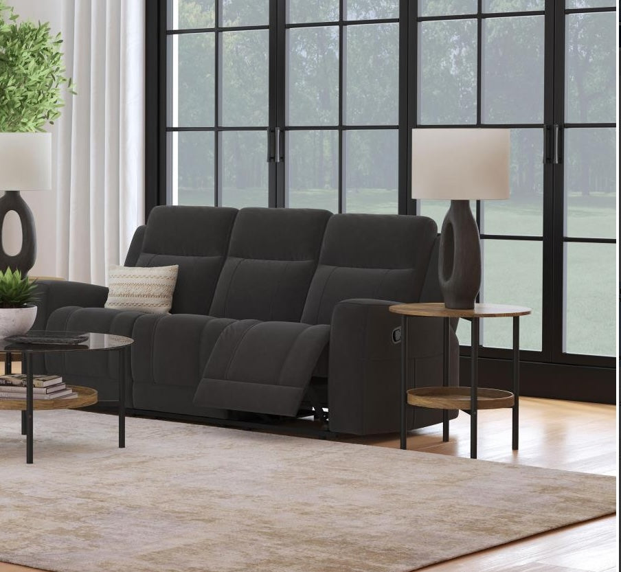 Brentwood Motion Reclining Living Room Set - Black