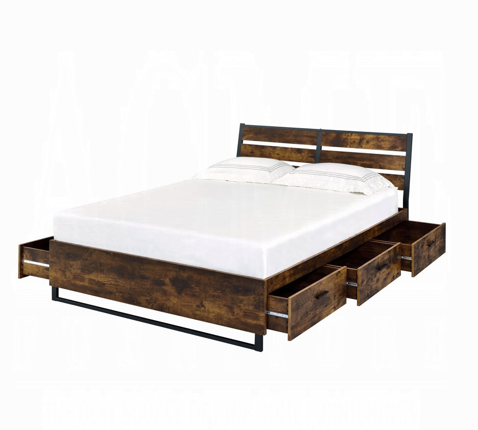 Juvanth Queen Platform Storage Bed - ACME