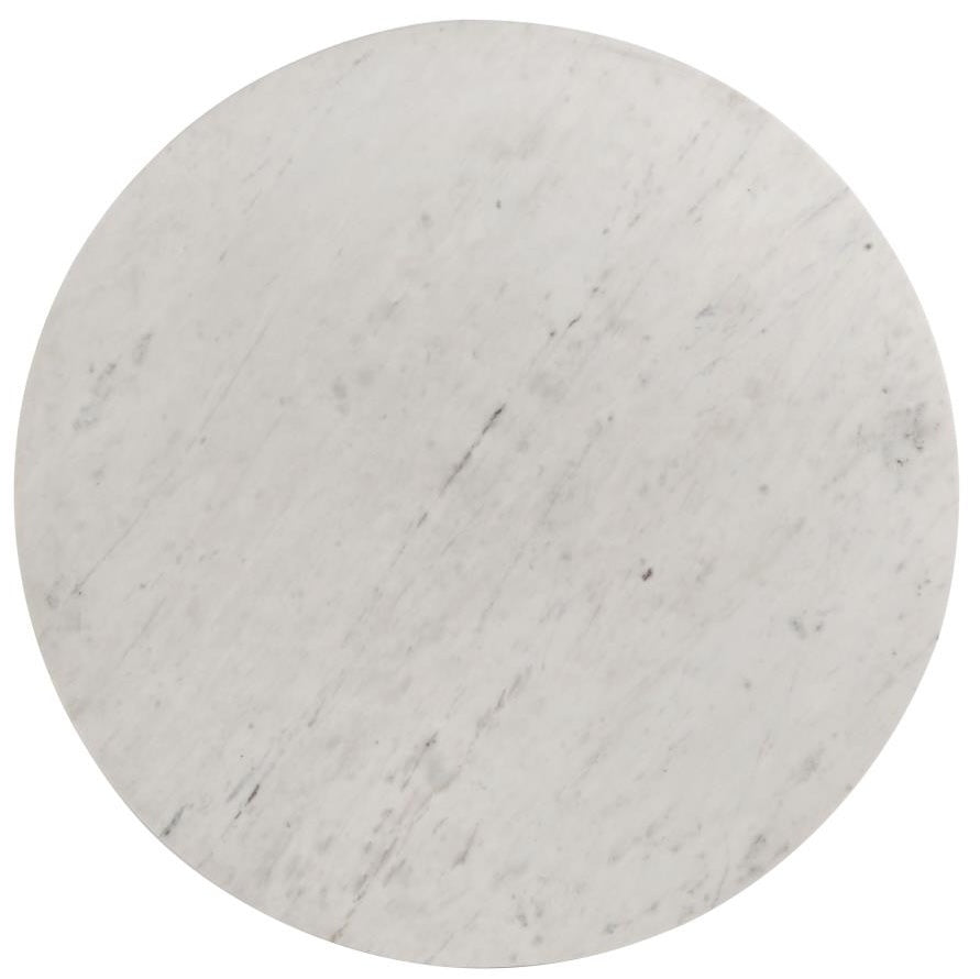 Astoria Round Genuine Marble Coffee Table White