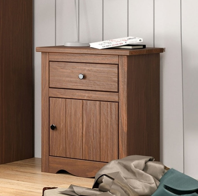 Stavros Youth Collection Solid Wood Nightstand - Mahogany