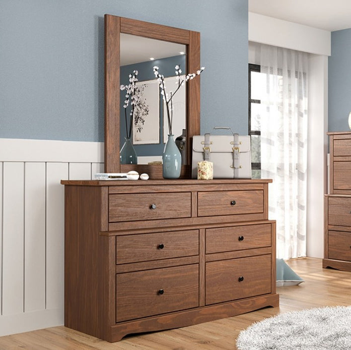 Stavros Youth Collection Solid Wood Dresser - Mahogany