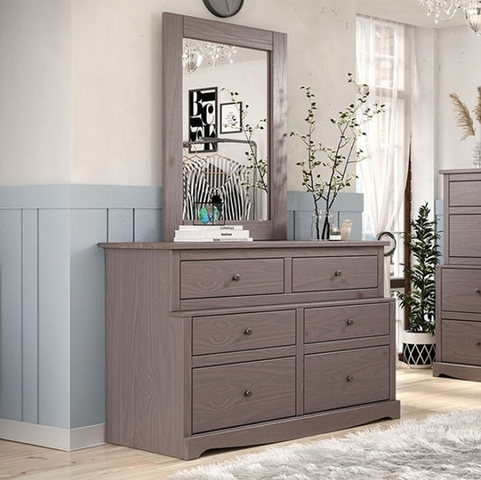 Stavros Youth Collection Solid Wood Dresser - Gray