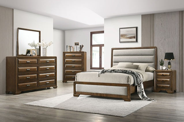 Caerwys Transitional Dresser with Bracket Legs - Brown