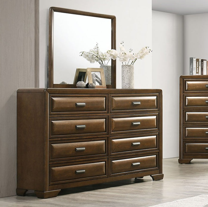 Caerwys Transitional Dresser with Bracket Legs - Brown