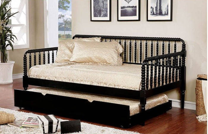 Linda "Jenny Lind" Style Daybed in Black