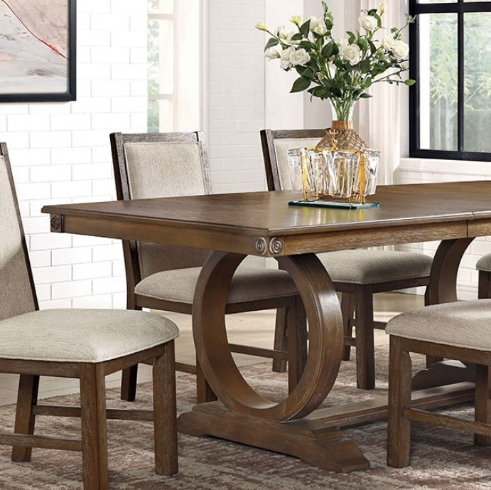 Monclova 7PC Dining Set in Rustic Oak