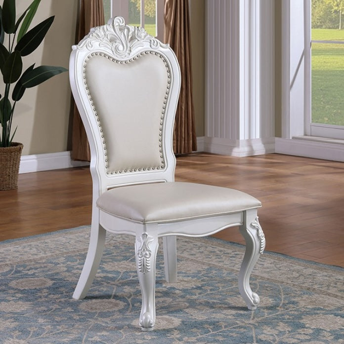 Manzanita Traditional Side Chair Set of 2 - White