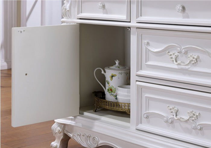 Manzanita Traditional Hutch & Buffet - White