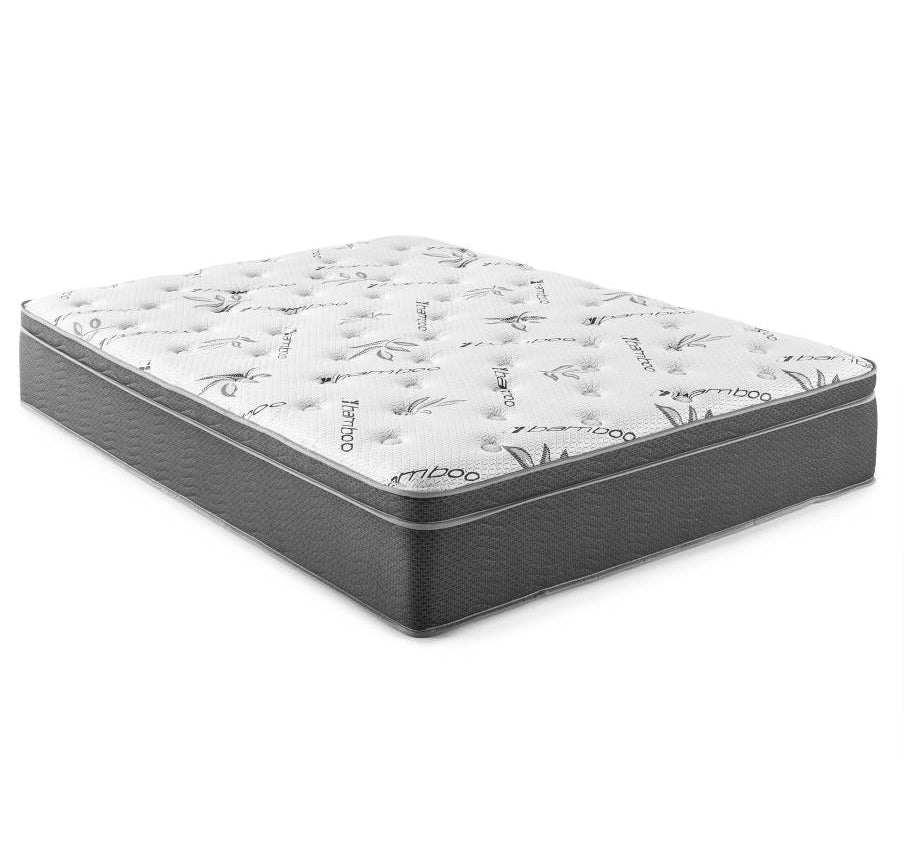 Sommet 13" Full Bamboo Euro Top Memory Foam Hybrid Mattress