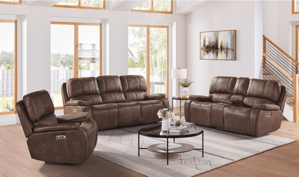 Atlantis Heritage Brown Power Motion Sofa