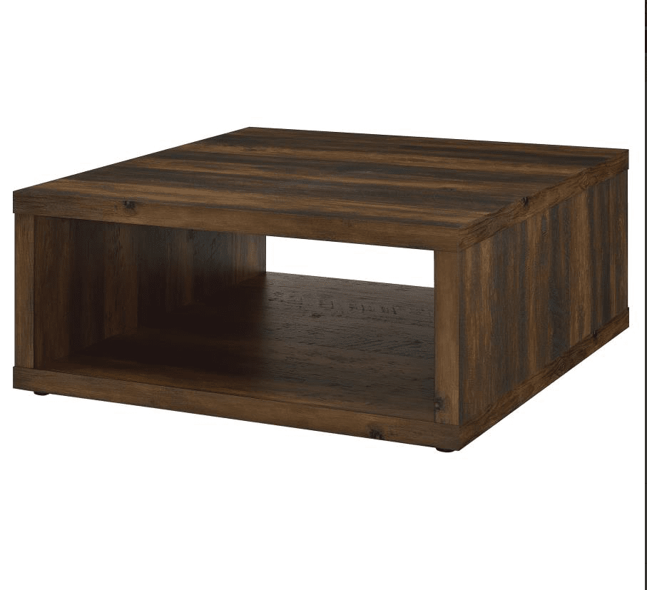 Frisco Square Engineered Wood Coffee Table Dark Pine