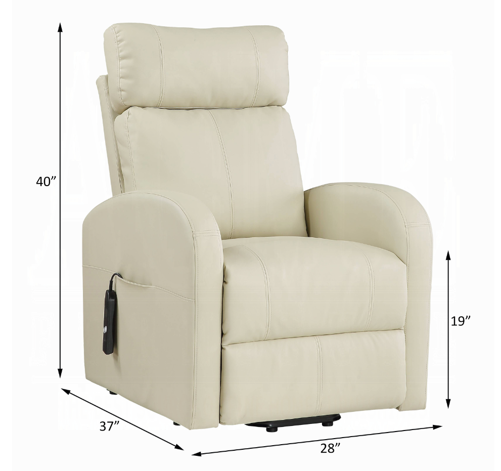 Ricardo Power Motion Recliner W/Lift - Beige