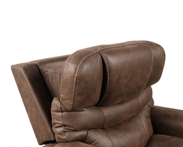 Guinevra Transitional Power Lift Recliner with Massage & Heat - Walnut