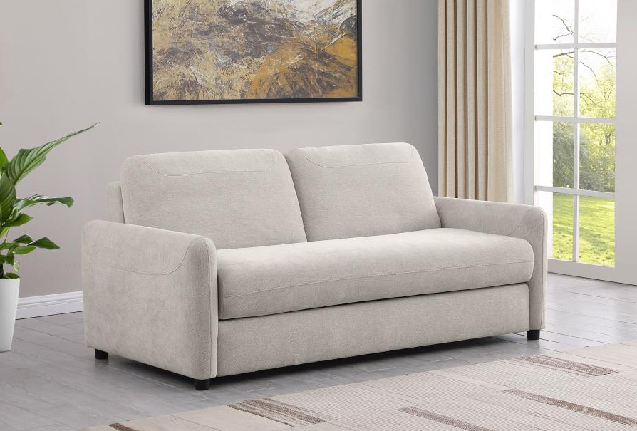 Rylie Upholstered Sofa Sleeper with Queen Mattress