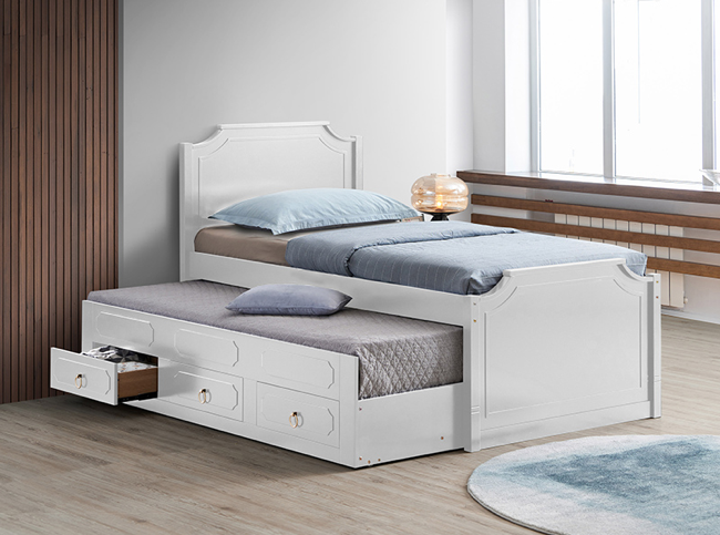 Layla Contemporary Twin Daybed & Trundle Set with Storage