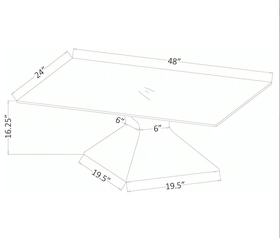 Jenny Glass Top Stainless Steel Coffee Table Chrome