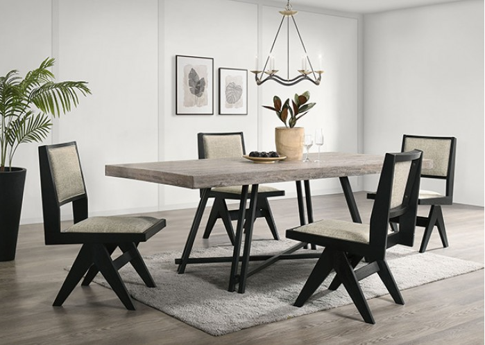 Tottenham 5-Piece Modern Industrial Dining Set