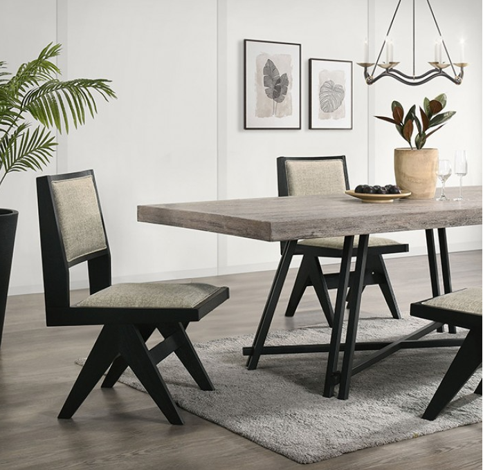 Tottenham 5-Piece Modern Industrial Dining Set