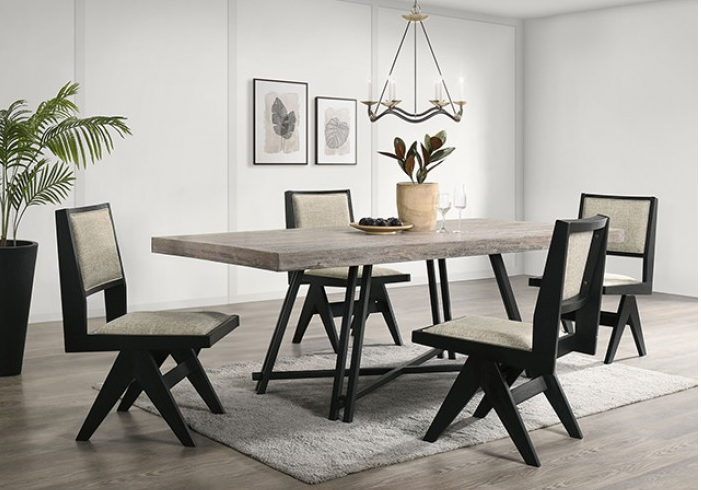 Tottenham 5-Piece Modern Industrial Dining Set