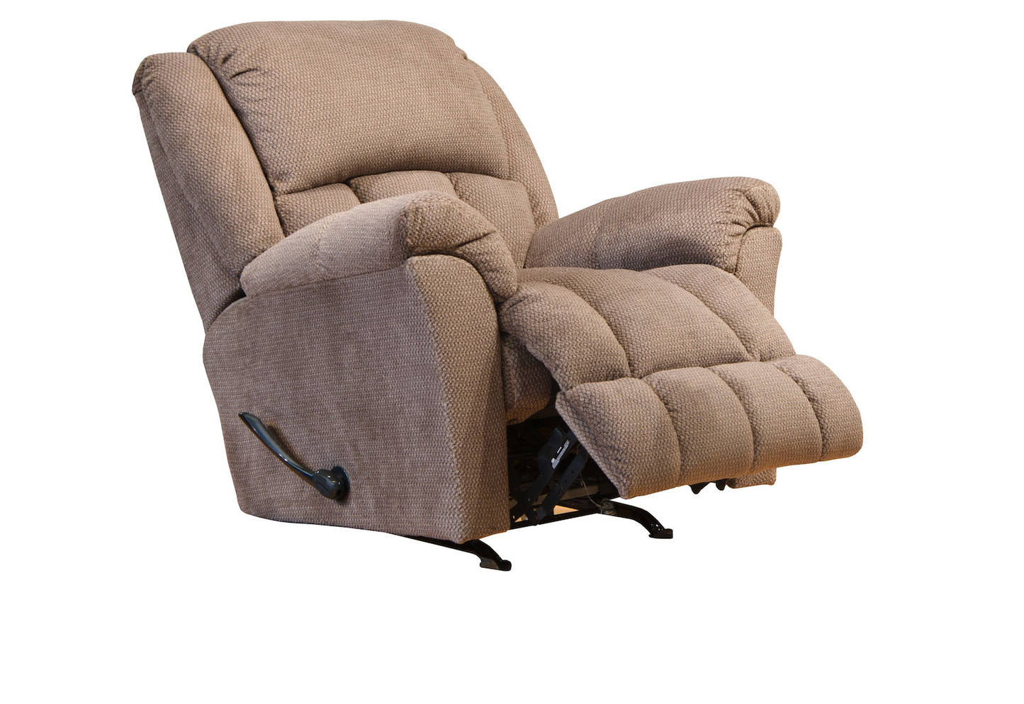 4211 Bingham Textured Polyester Recliner with Massage & Heat