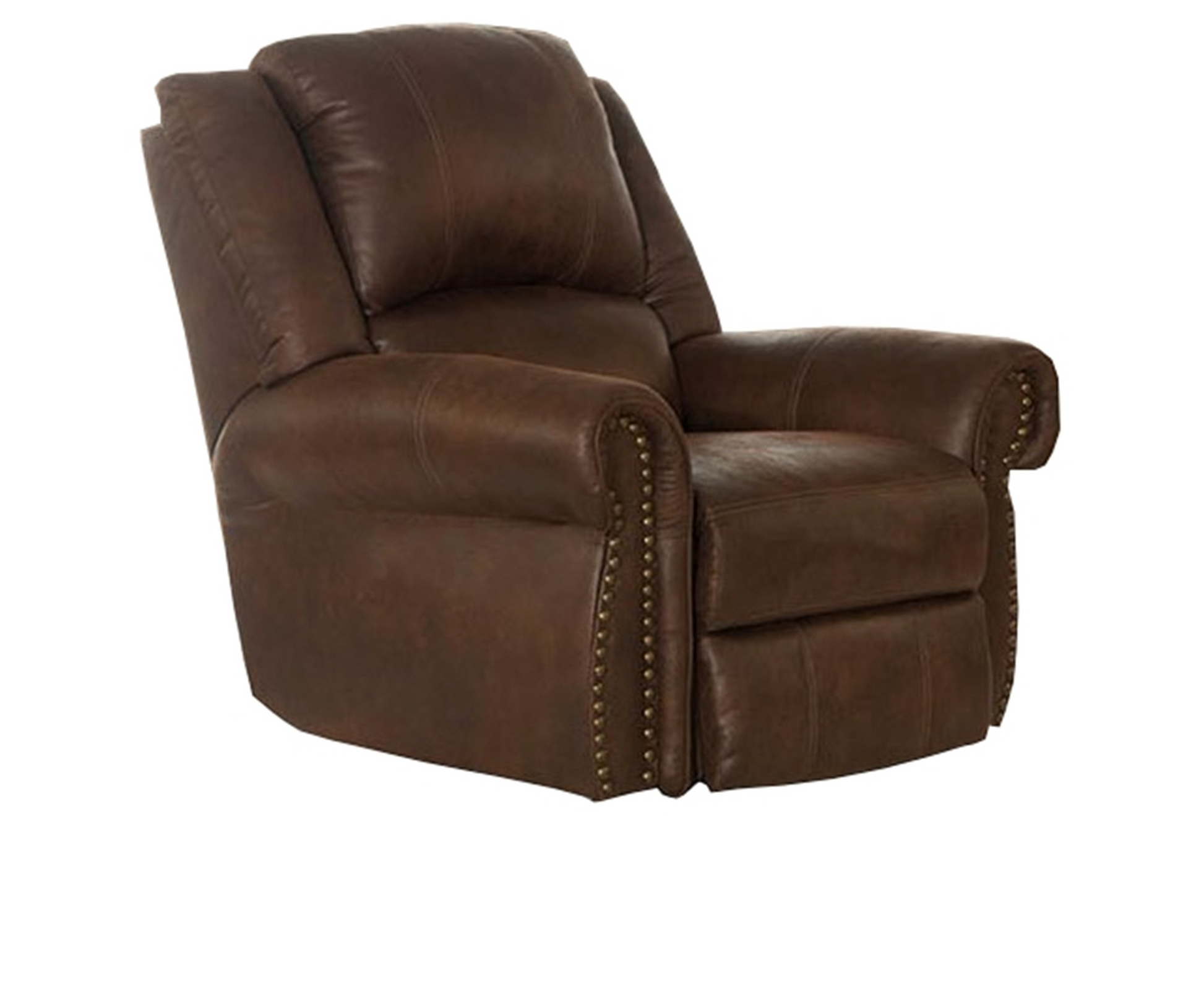 313 Pickett Traditional Faux Leather Rolled Arm Recliner