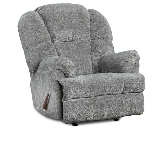 Buxton Manual Chenille Rocker Recliner with Padded Arms