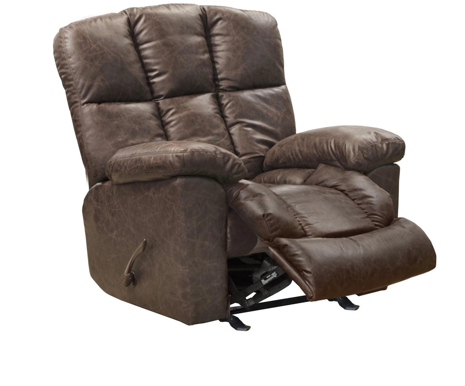 Catnapper 4784 Mayfield Oversize Faux Leather Glider Recliner