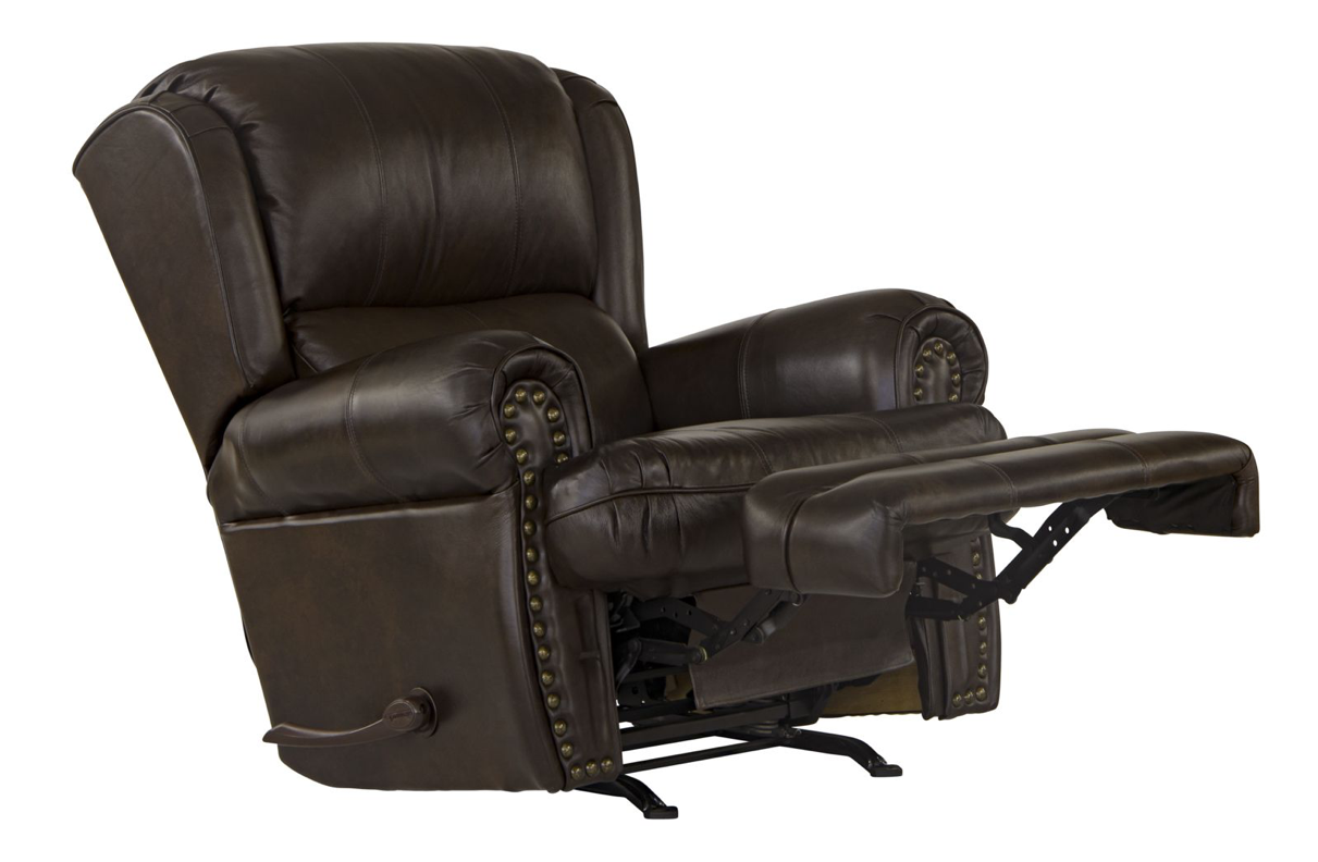 Jackson Roberto Cocoa Brown Italian Leather Recliner