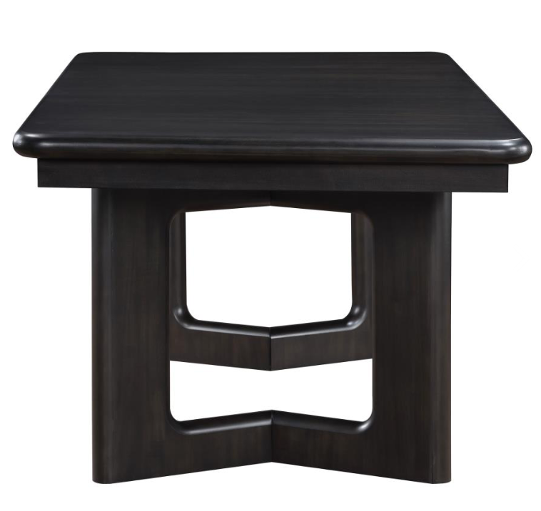 Hathaway 84-inch Extension Leaf Dining Table Acacia Brown