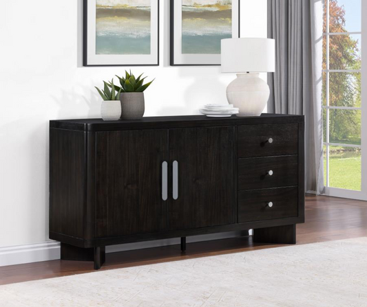 Hathaway 3-drawer Sideboard Buffet Cabinet Acacia Brown