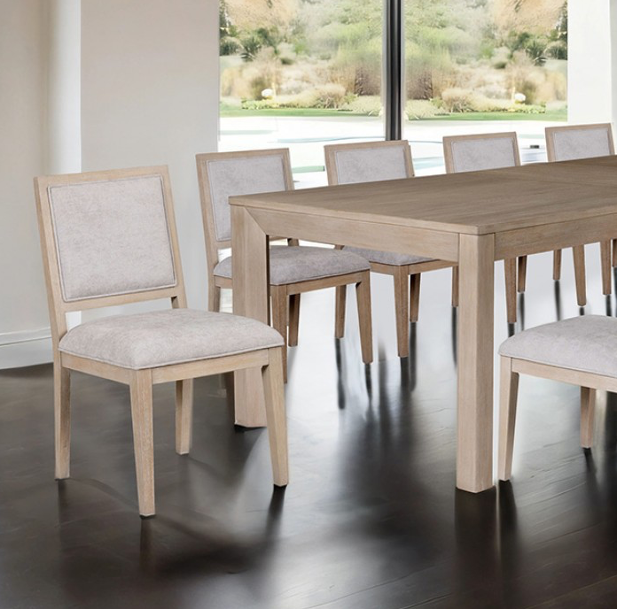 Hatton Cross 7 Piece Modern Dining Set in Tawny