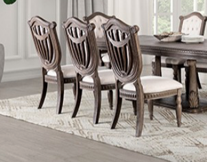 Seven Oak Rustic 9-Piece Dining Set in Weathered Oak