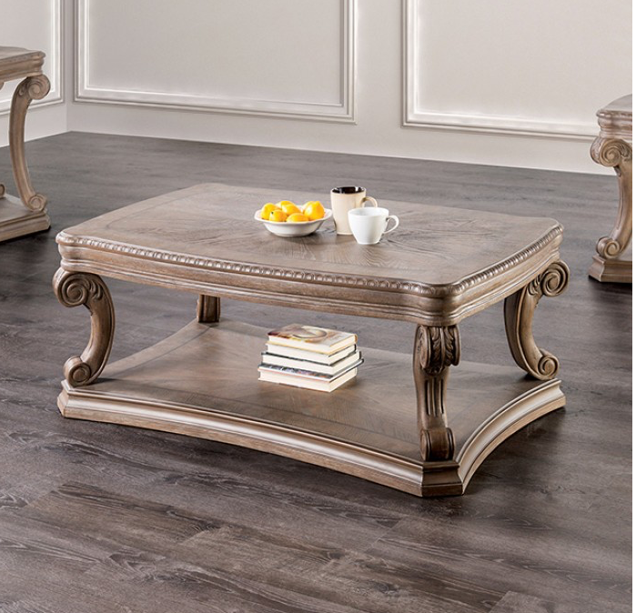 Seven Oaks Traditional Solid Wood Coffee Table