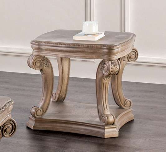 Seven Oaks Traditional Solid Wood End Table