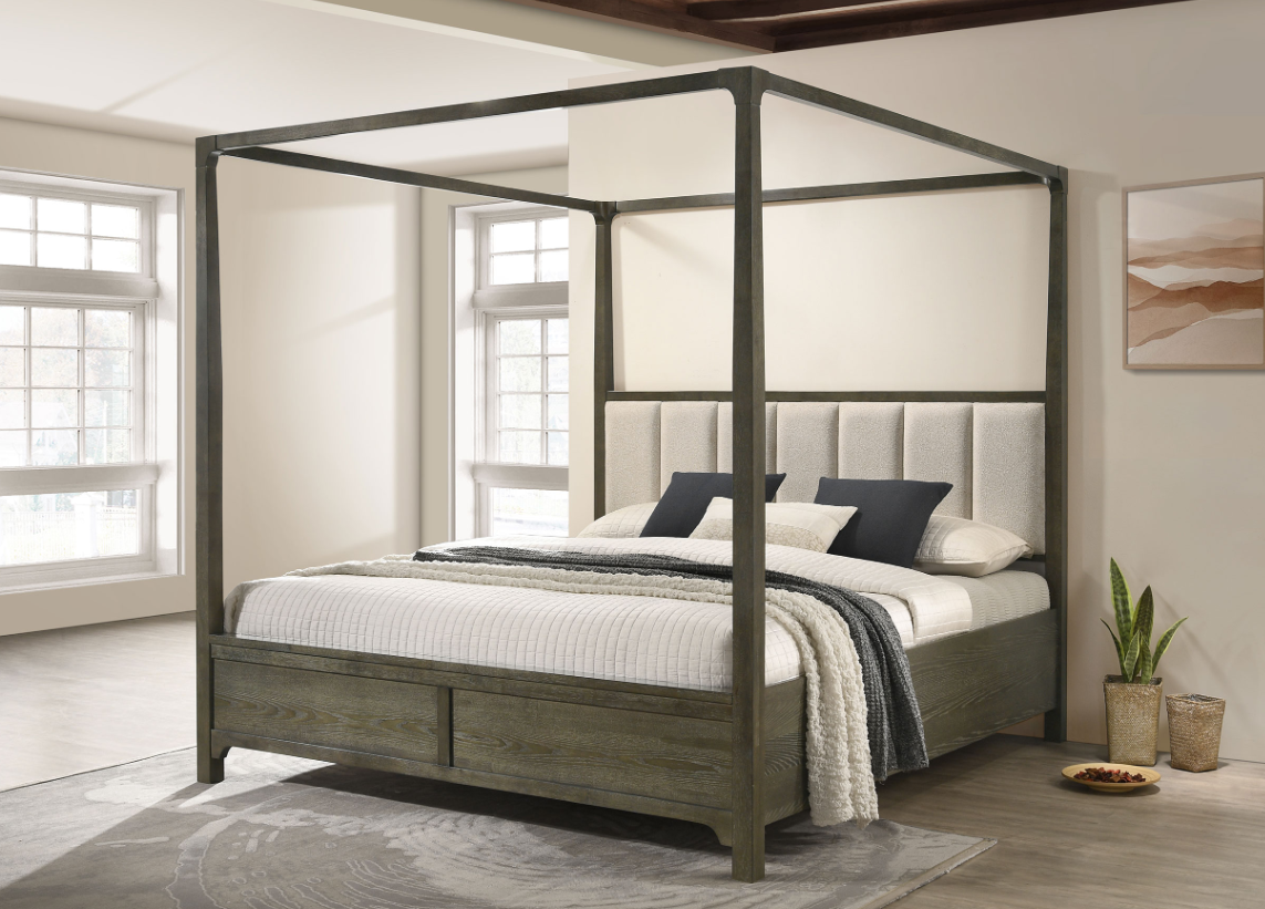 Gran Park Transitional King Bedroom Collection, Dark Cocoa