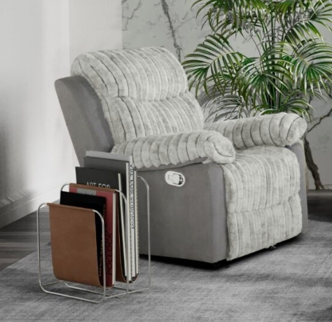 Wandel Ultra Plush Corduroy Motion Sofa Collection, Gray