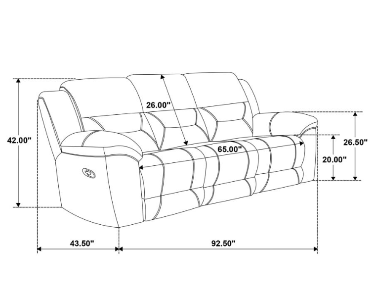 Gilson Chenille Upholstered Motion Collection