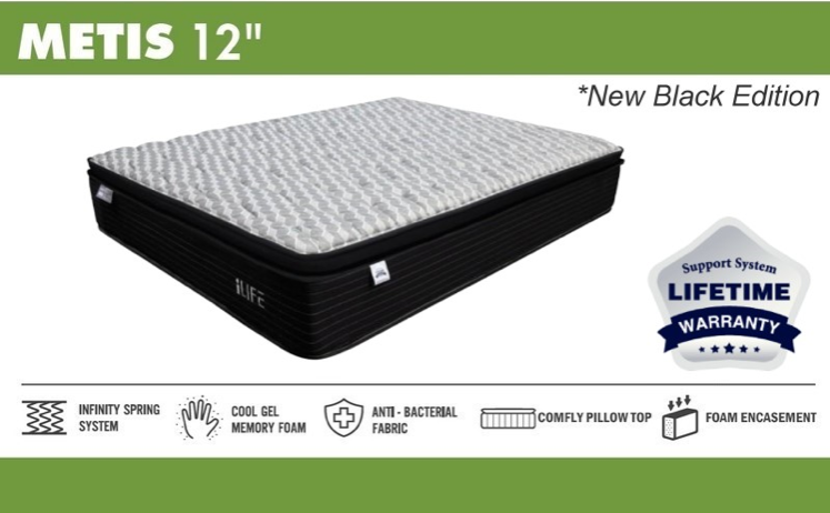 Metis 12" Plush Euro Top Mattress