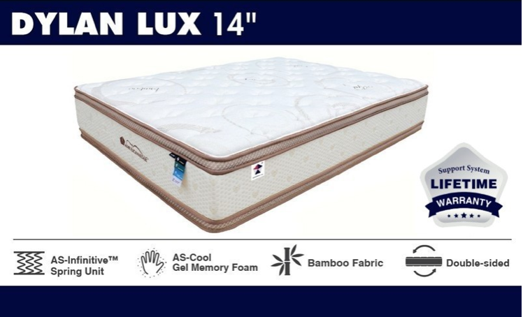 Dylan Lux 14" Plush Pillow Top Mattress