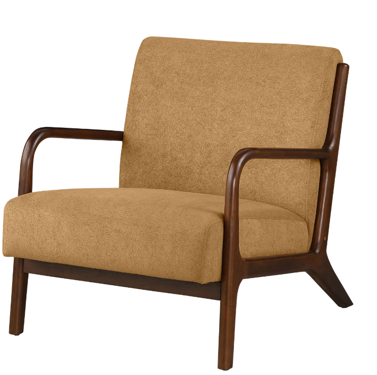 Foster Upholstered Wood Frame Accent Chair