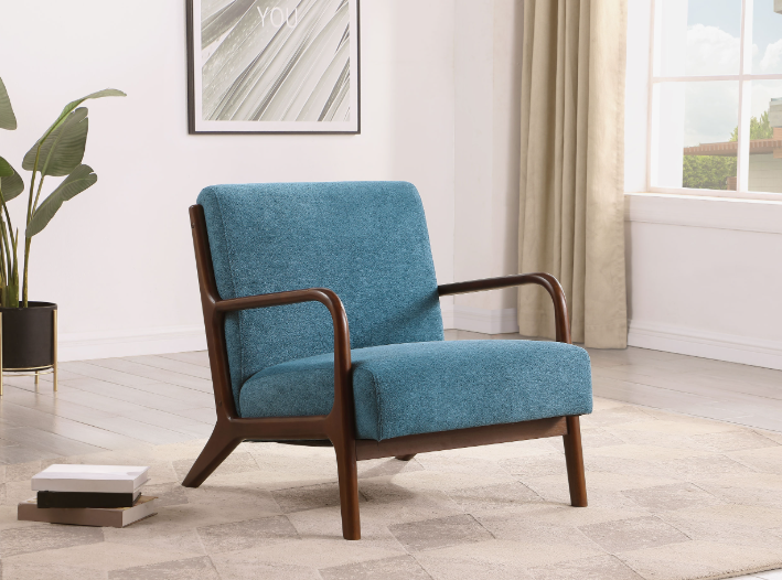 Foster Upholstered Wood Frame Accent Chair