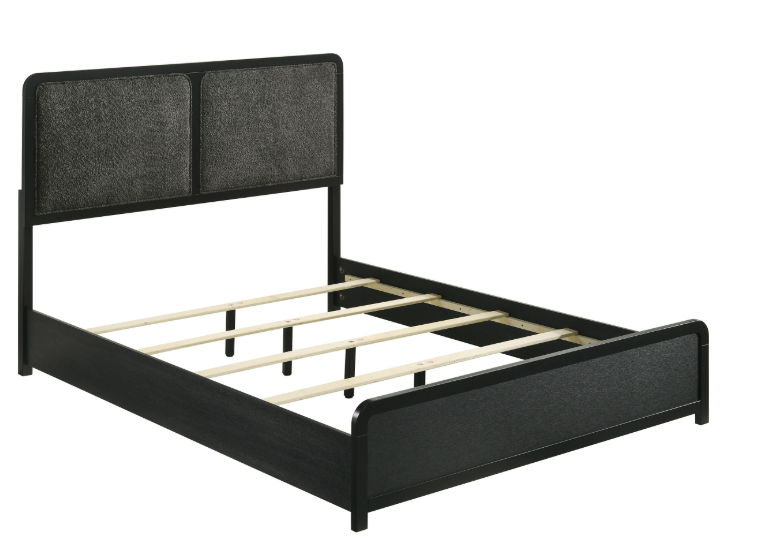 Cavelle 51" Mid-Century Modern Upholstered Bed