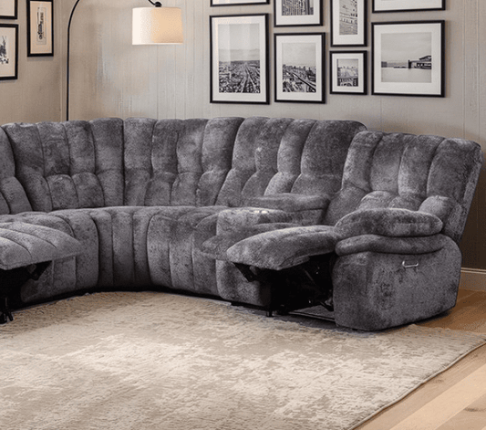 Hieronymus Plush Power Reclining Sectional