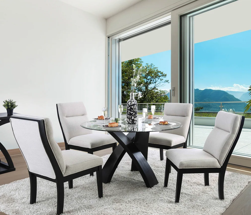 Jasmin Contemporary 5-Piece Dining Set