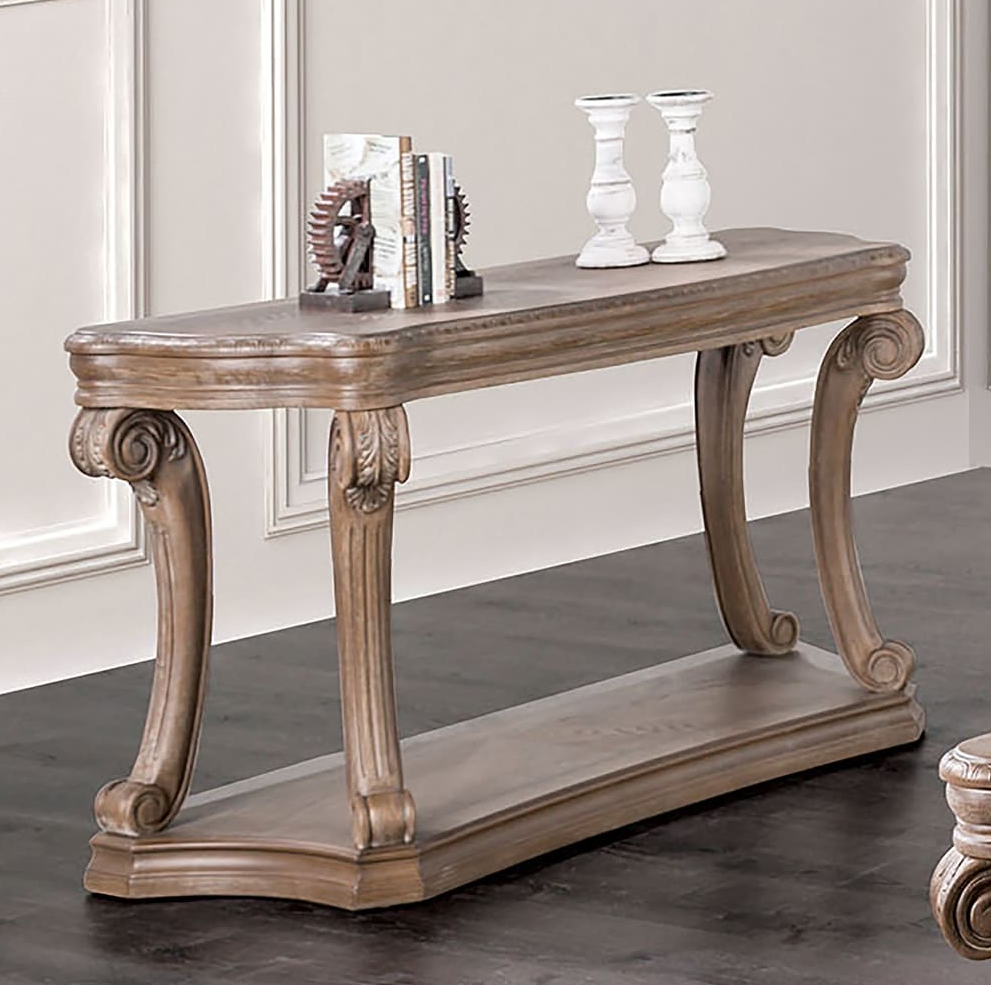 Seven Oaks Traditional Solid Wood Sofa Table